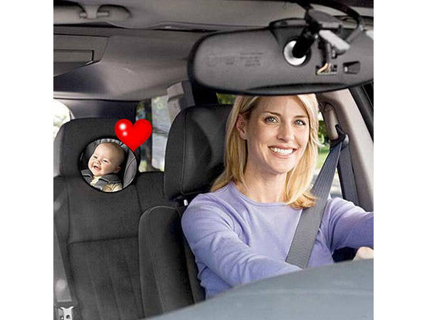 Veidrodėlis vaikui stebėti važiuojant automobiliu 360