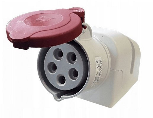 Pramoninis kištukinis lizdas Pawbol B.1036 (16A, 5P, IP44, 400V)