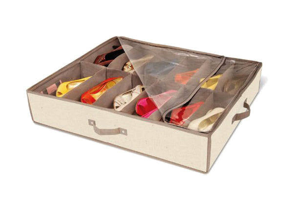 Batų organizatoriaus dėžutė 12 porų batų dangtelis