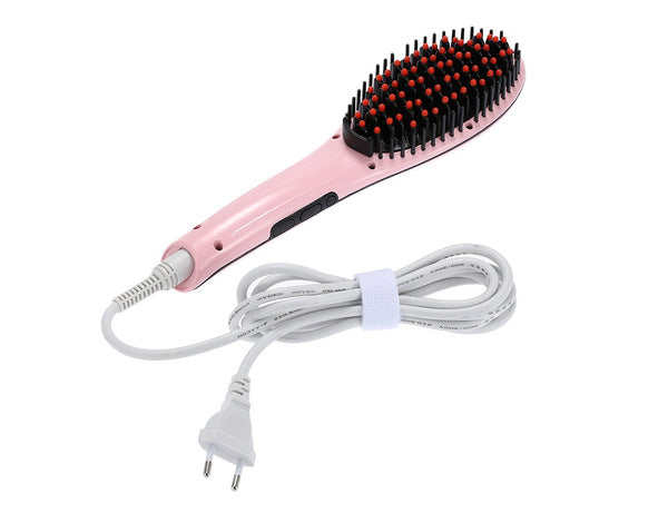 Lcd elektrinis plaukų tiesinimo šepetys