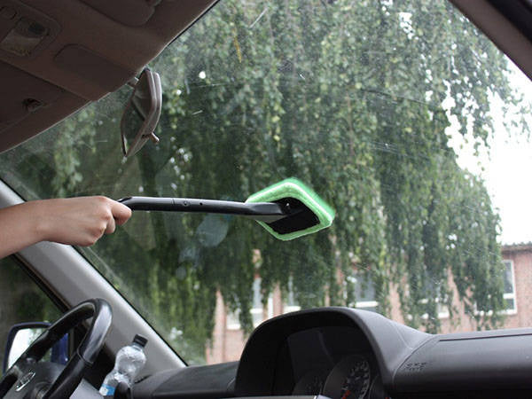 Universalus langų šepetys iš mikropluošto ilgas