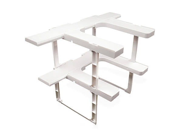 Šiukšliadėžės organizatorius virtuvės spintelės lentyna