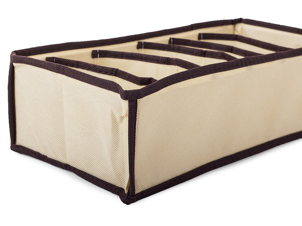 Apatinių drabužių organizatorius spintos stalčiui 6 kojinės