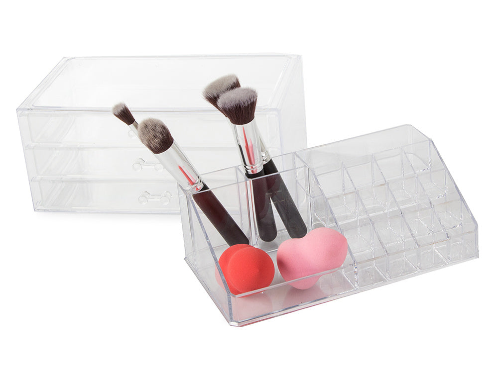 Skrynelės organizatorius kosmetikai, papuošalams, laikrodžiams