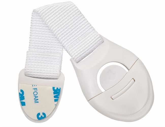 Apsauga - spyna spintelėms, 10 vnt. baltas