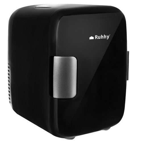 4L kelioninis šaldytuvas - juodas