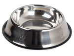 Metalinis dubenėlis šunims ir katėms sidabrinis ant gumos 1,3 l, 5907451310458, EAN kód, 5907451310458
