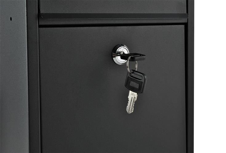 S6237 pašto dėžutė - juoda