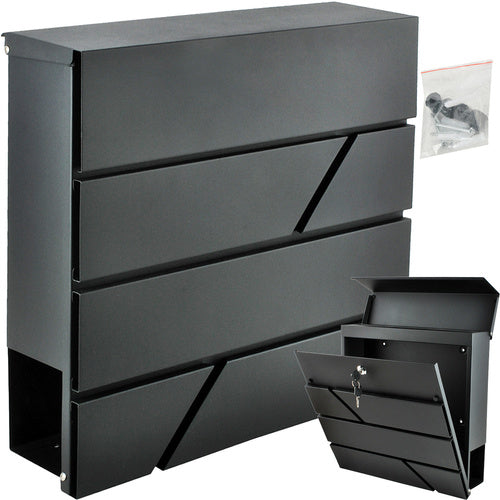 Pašto dėžutė S6238 – antracitinė