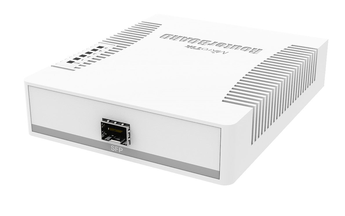 Komutatorius 5 prievadų Mikrotik RB260GSP (CSS106-1G-4P-1S)