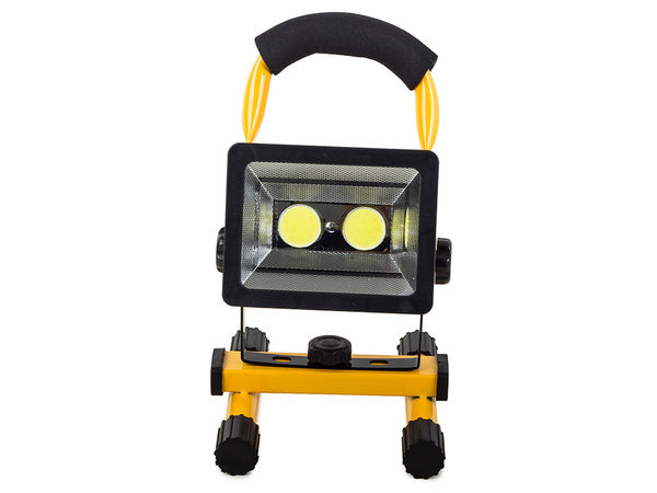 Portrait halogen 2 x led cob 30w baterija