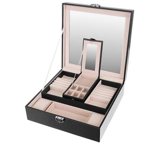 Papuošalų dėžutė - juoda Beautylushh