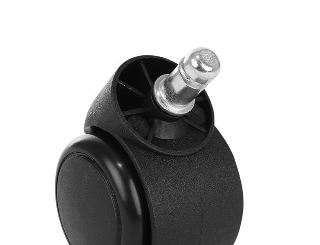 Biuro kėdžių ratai - 5 vnt - juodi