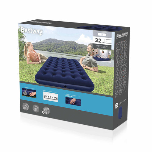 Dvigubas čiužinys 191 x 137 x 22 cm BESTWAY 67002