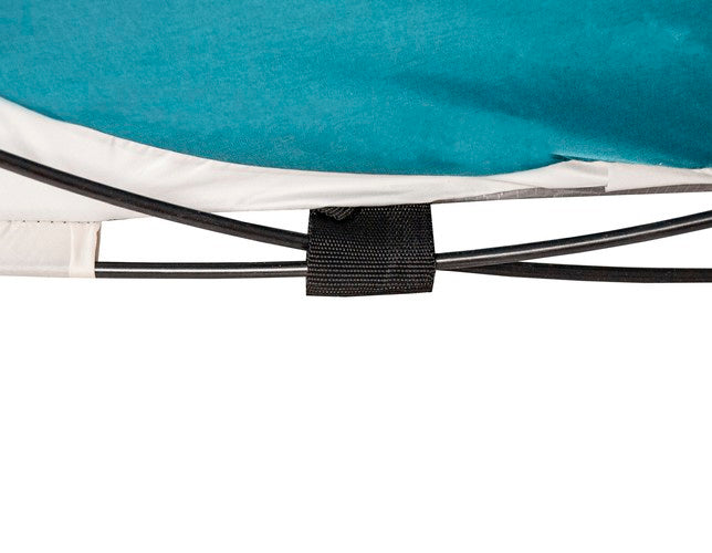 Paplūdimio palapinė 145x100x70cm - turkis - pilka