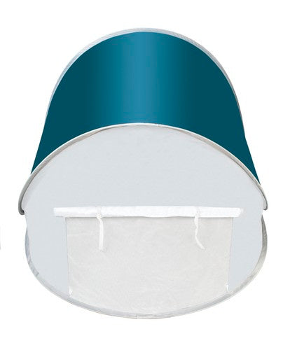 Paplūdimio palapinė 145x100x70cm - turkis - pilka