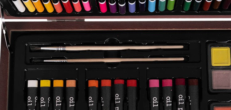 Tapybos rinkinys lagamine 143 vnt