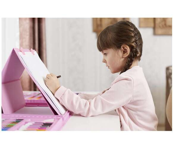 Tapybos rinkinys 208 vienetai lagamine