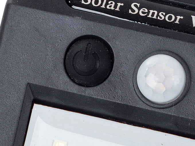 Saulės lempa su judesio ir sutemų jutikliu