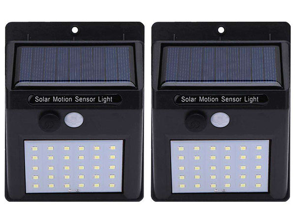 Saulės lempa su judesio ir sutemų jutikliu