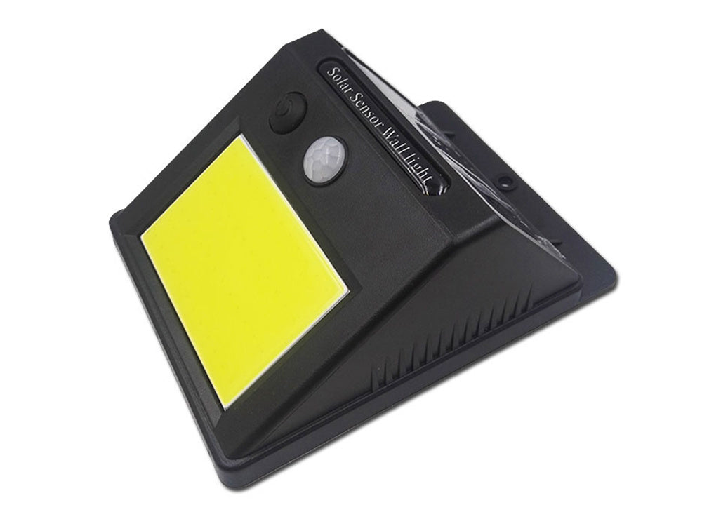 Saulės lempa 48 led su sutemų judesio jutikliu