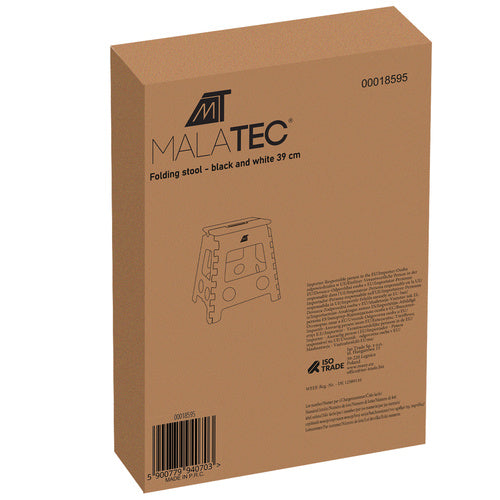Sulankstoma taburetė juodai balta 39cm