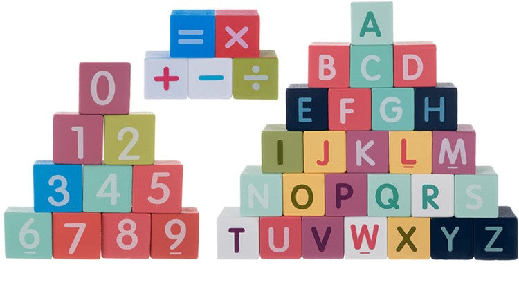 Medinės kaladėlės - miesto 100 vnt. Kruzelis 19159 m