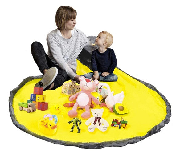 Krepšelis žaislams/ kaladėlėms su kilimėliu Kruzzel 19556