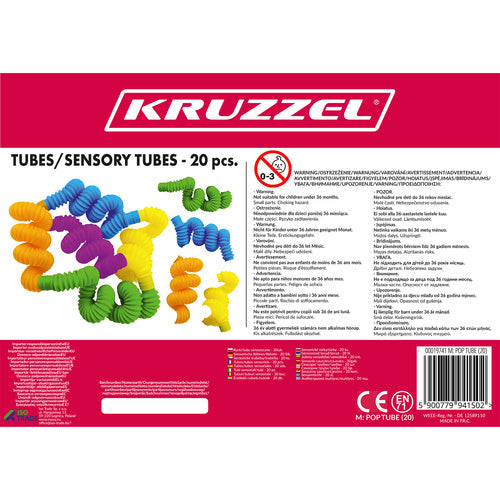 Jutimo vamzdeliai/vamzdeliai - 20 vnt. Kruzelis 19741 m