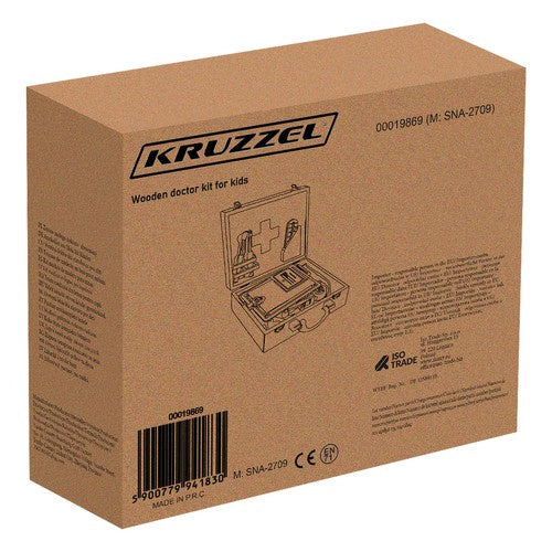 Mažasis gydytojo rinkinys - medinis Kruzzel 19869 m