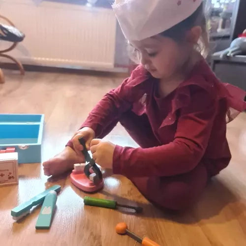 Mažasis gydytojo rinkinys - medinis Kruzzel 19869 m