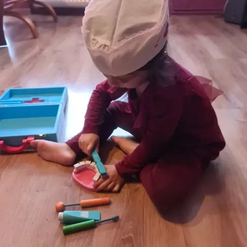 Mažasis gydytojo rinkinys - medinis Kruzzel 19869 m