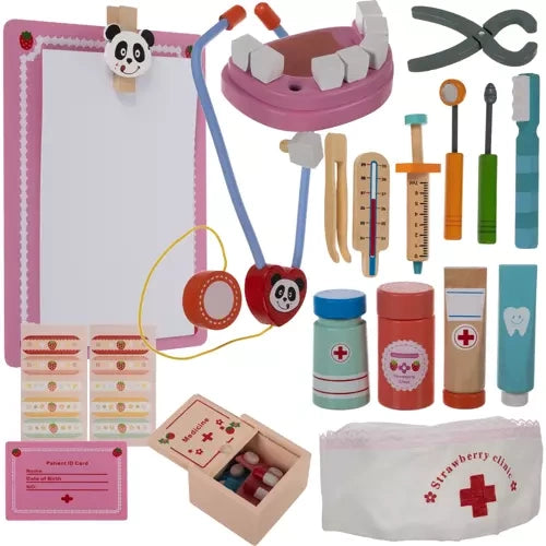 Mažasis gydytojo rinkinys - medinis Kruzzel 19869 m