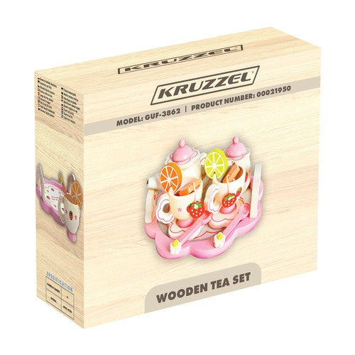 Kruzzel 21950 medinės arbatos servizas