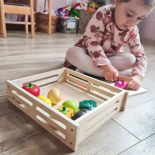 Daržovių medinė pjaustymo lenta 21942