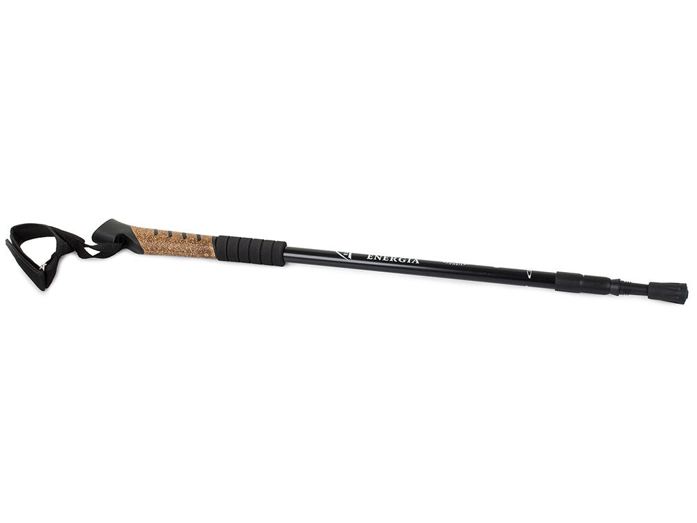 Šiaurietiško ėjimo lazda su kamštine rankena