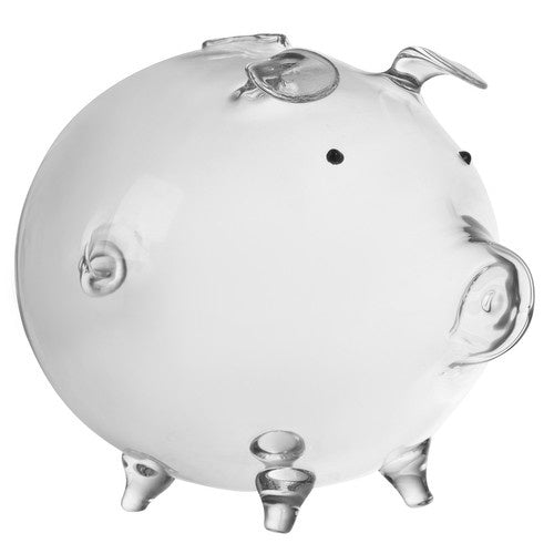 Piggy bank - stiklinė kiaulė Ruhhy 22588