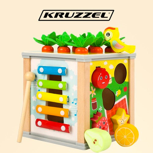 Medinis lavinantis kubas - rūšiuotojas Kruzzel 22566