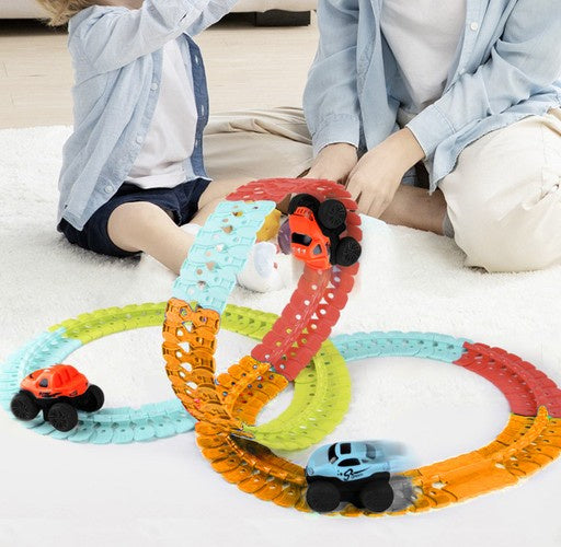 Lenktynių trasa - 193 elementai + automobilis 22461