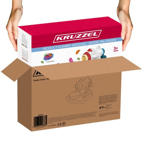 Plastikinė masė - rinkinys Kruzzel 22562