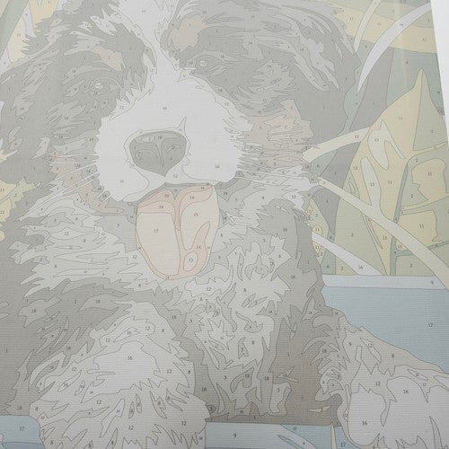 Tapyba pagal skaičius 40x30cm - Maaleo dog 22780