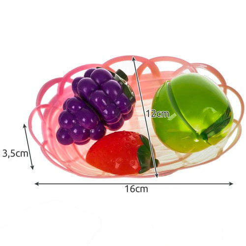 Vaisių ir daržovių rinkinys pjaustymui krepšelyje 22576