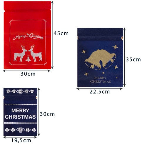 Kalėdiniai maišeliai - rinkinyje 8 vnt. Ruhhy 22251