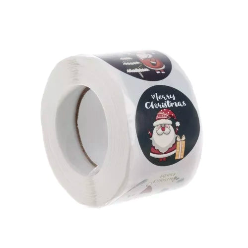 Kalėdiniai lipdukai - ritinys po 500vnt. Ruhhy 22328