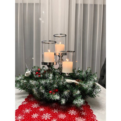 Apsnigtas kalėdinis vainikas Ruhhy 22302