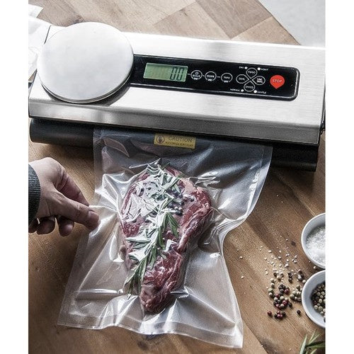 Folijos suvirinimo aparatas su svarstyklėmis ir RUHHY ritinėlių komplektu