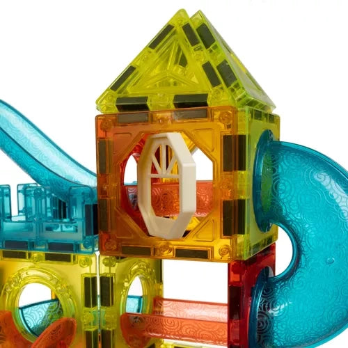 Magnetiniai blokeliai - takelis 77 vnt. Kruzzel 22684