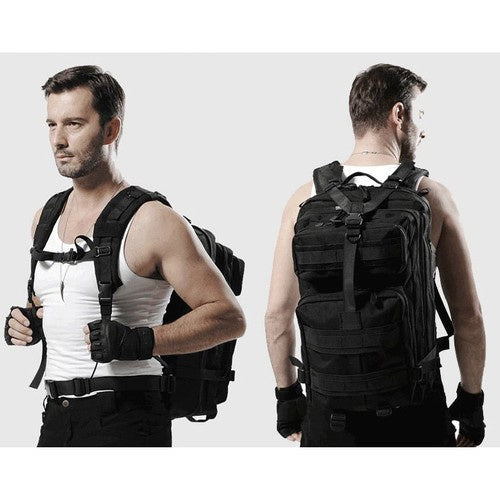 Maža juoda turistinė kuprinė 23089