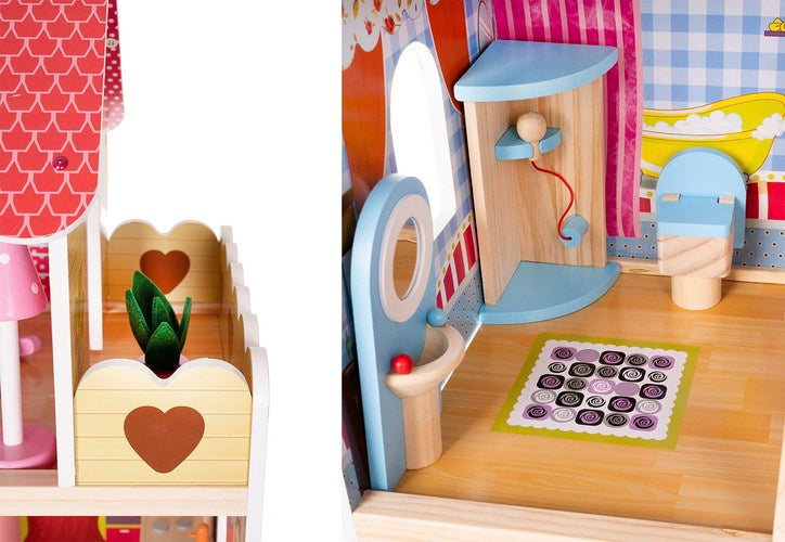 Medinis lėlių namelis - vila D11252