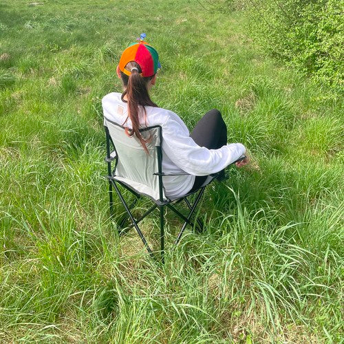 Pilka žvejų kėdė 23675